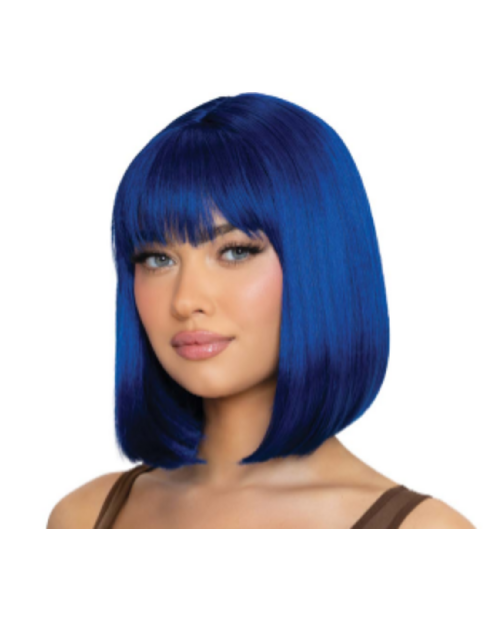 Leg Avenue Angled Bob Wig Blue