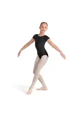 Mirella Children's Kaleidoscope Leotard with Twist Back BLACK