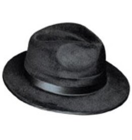 Beistle Black Dura Form Fedora Hat