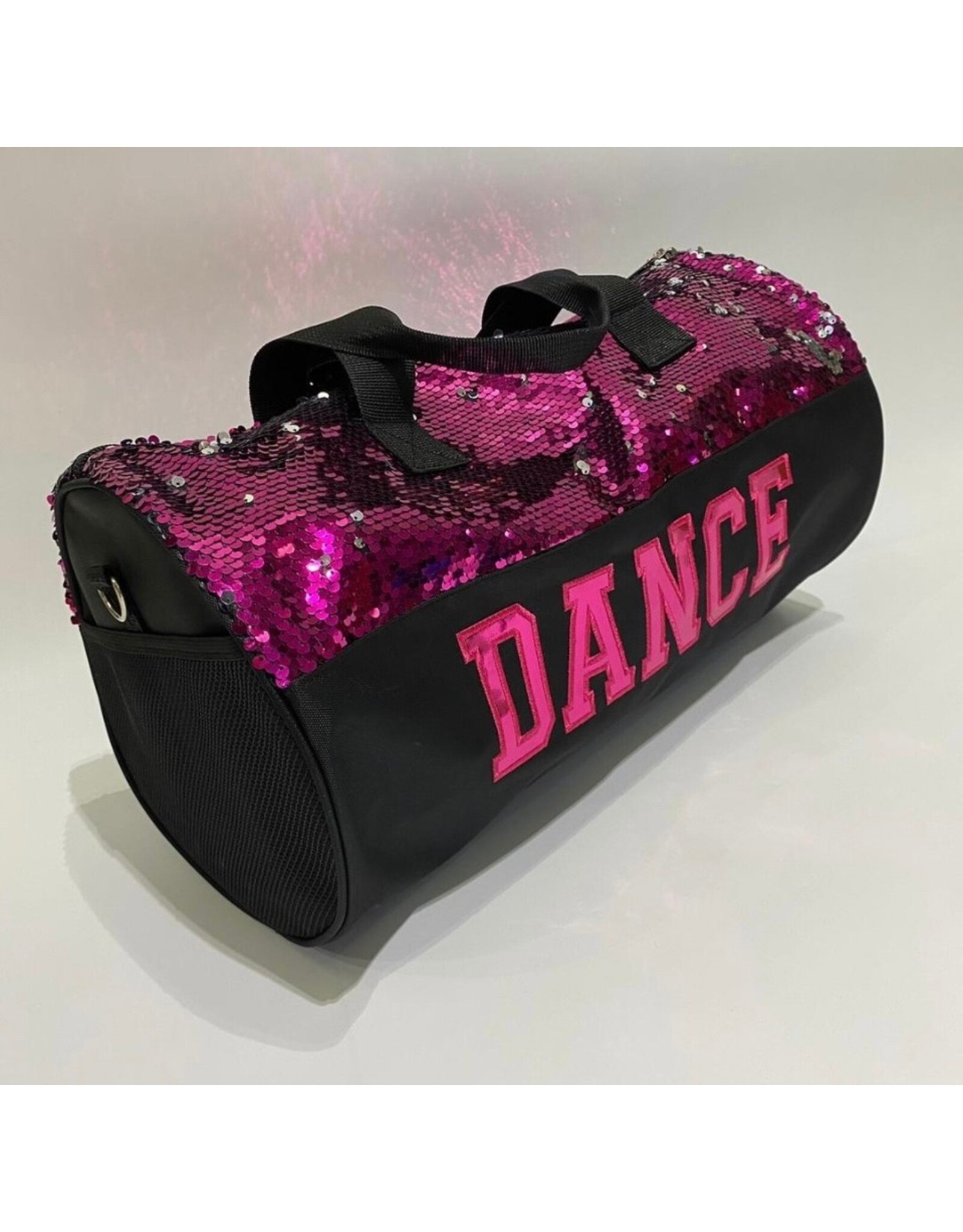 Kissed by Glitter Fushia Sequin Duffel