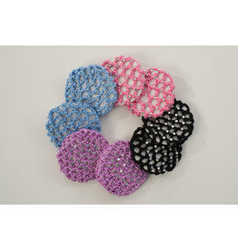 Kissed by Glitter Bun Cover with Crystals