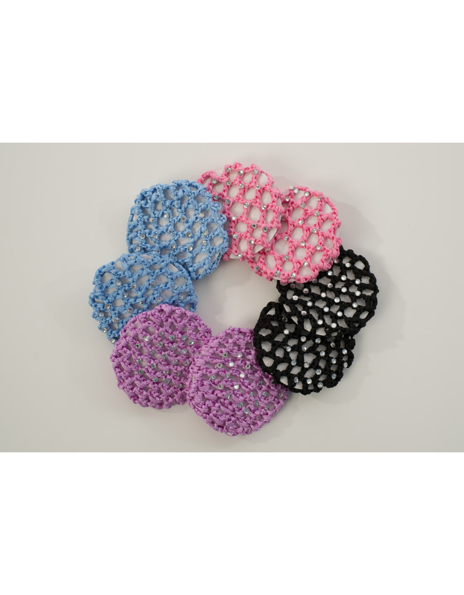 Kissed by Glitter Bun Cover with Crystals