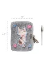Great Pretenders Mini Furry Journal with Pen - Cuddle Cat