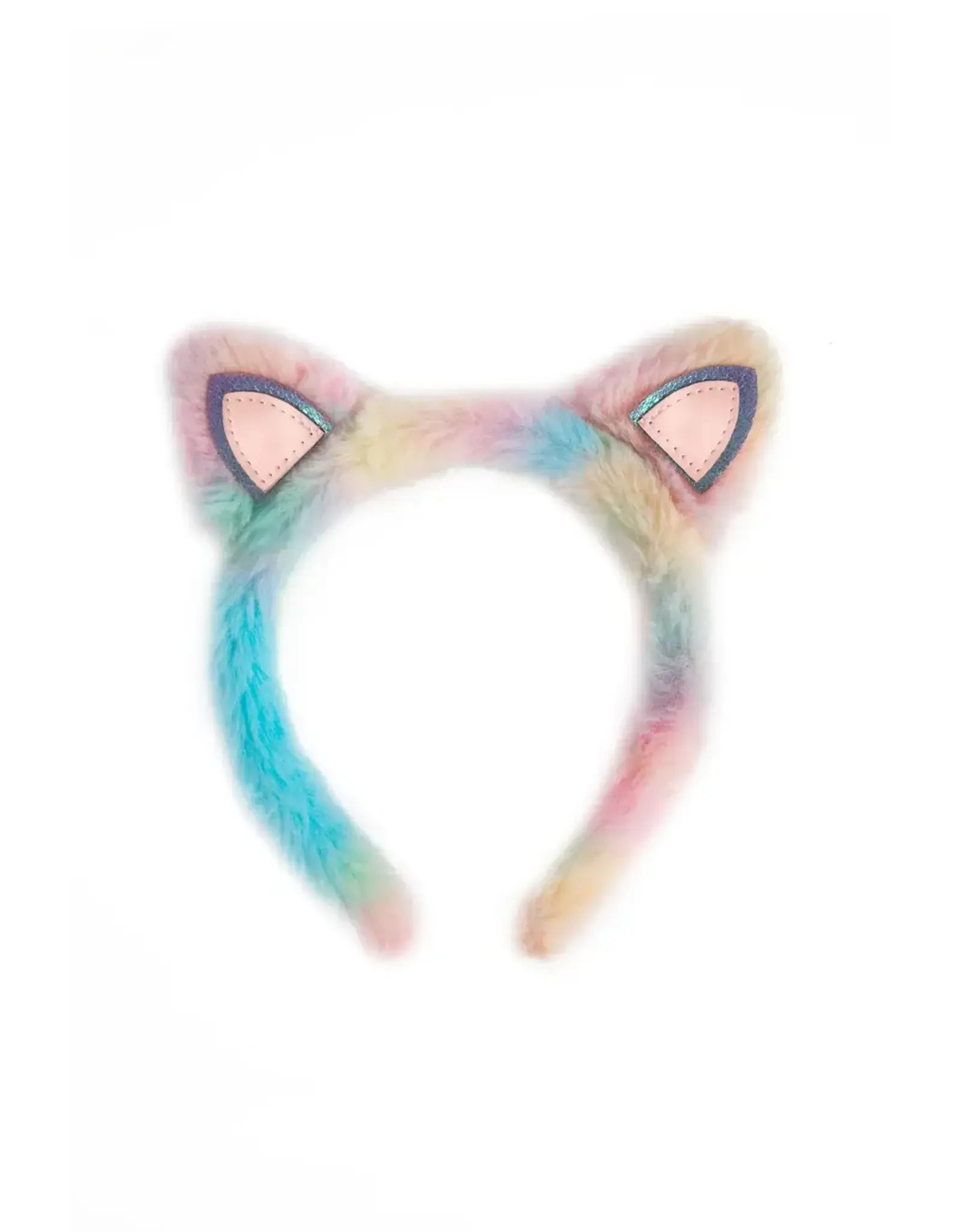 Great Pretenders Rainbow Furry Kitty Headband
