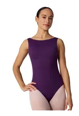 Capezio *Disc* Studio Collection V Back Pinch Tank Leotard - Aubergine