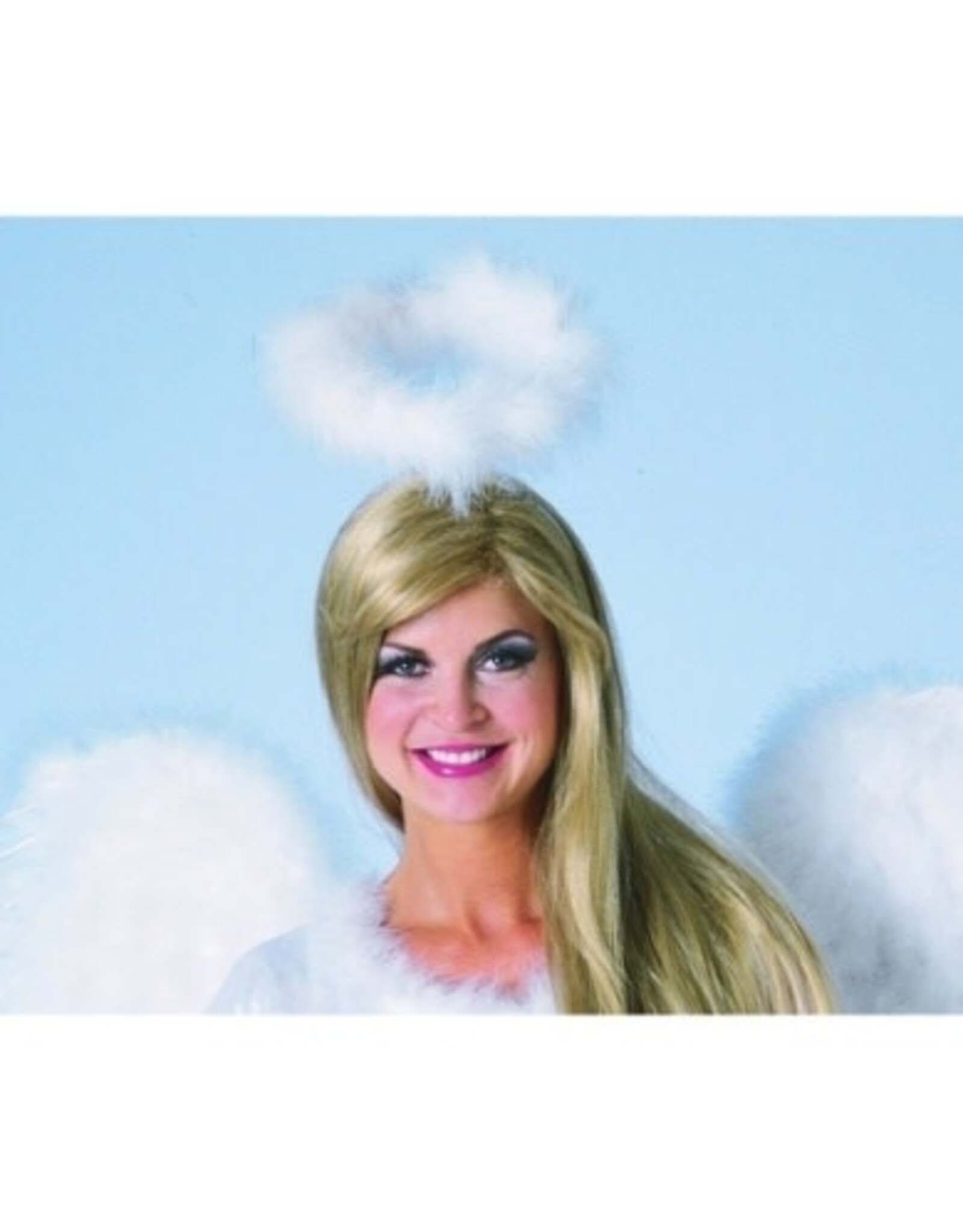 Rubies Costume Marabou Halo White