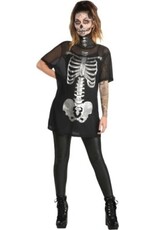 Rubies Costume Skeleton Tunic - Adult One Size