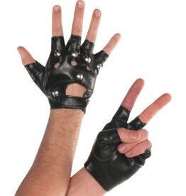 Rubies Costume Studded Fingerless Gloves