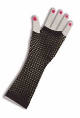 Forum Novelties Inc. Fishnet Fingerless Long Glove - Black