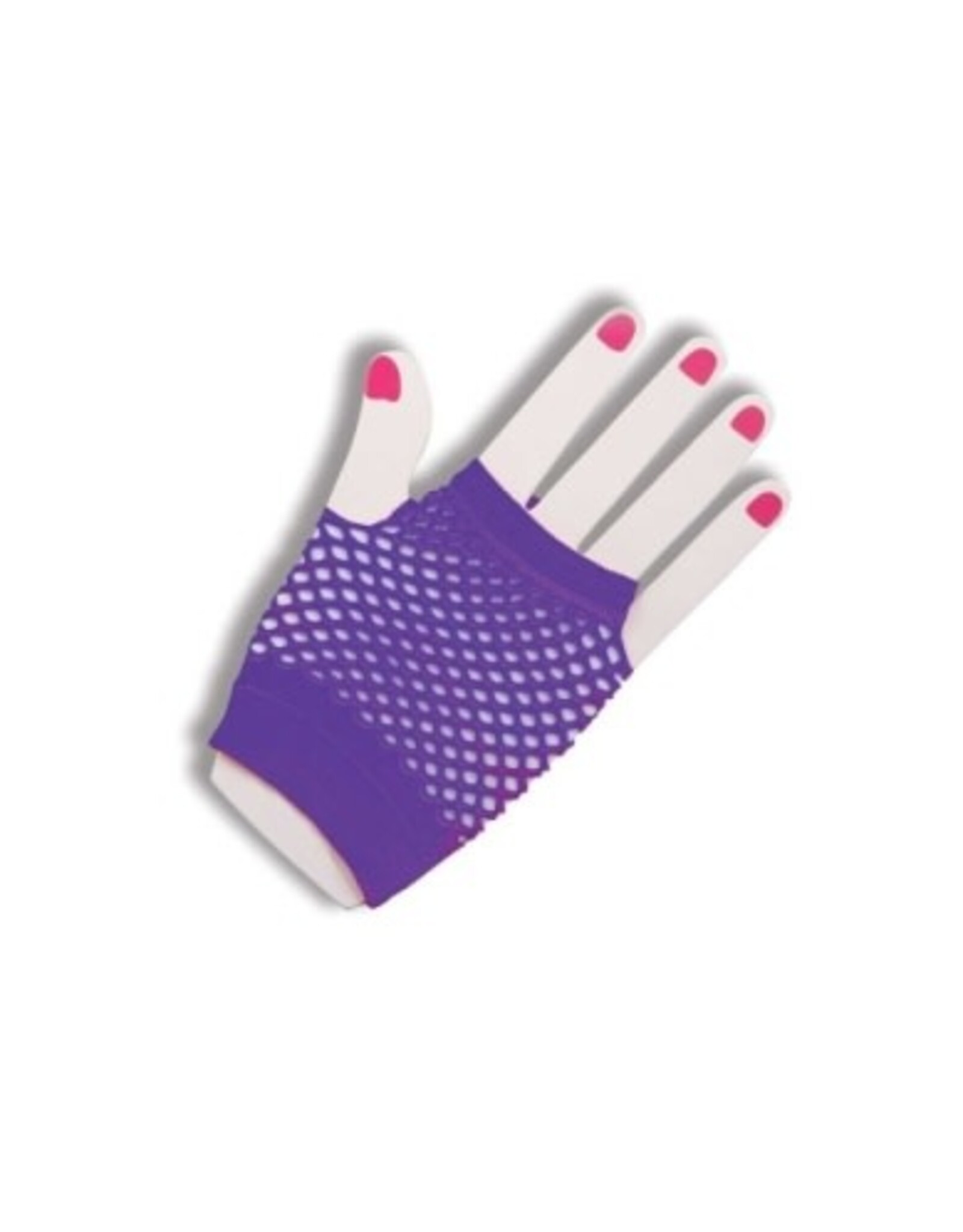 Forum Novelties Inc. Fingerless Fishnet Gloves - Purple