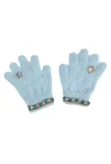 Great Pretenders Boujee Bijou Gloves - Blue
