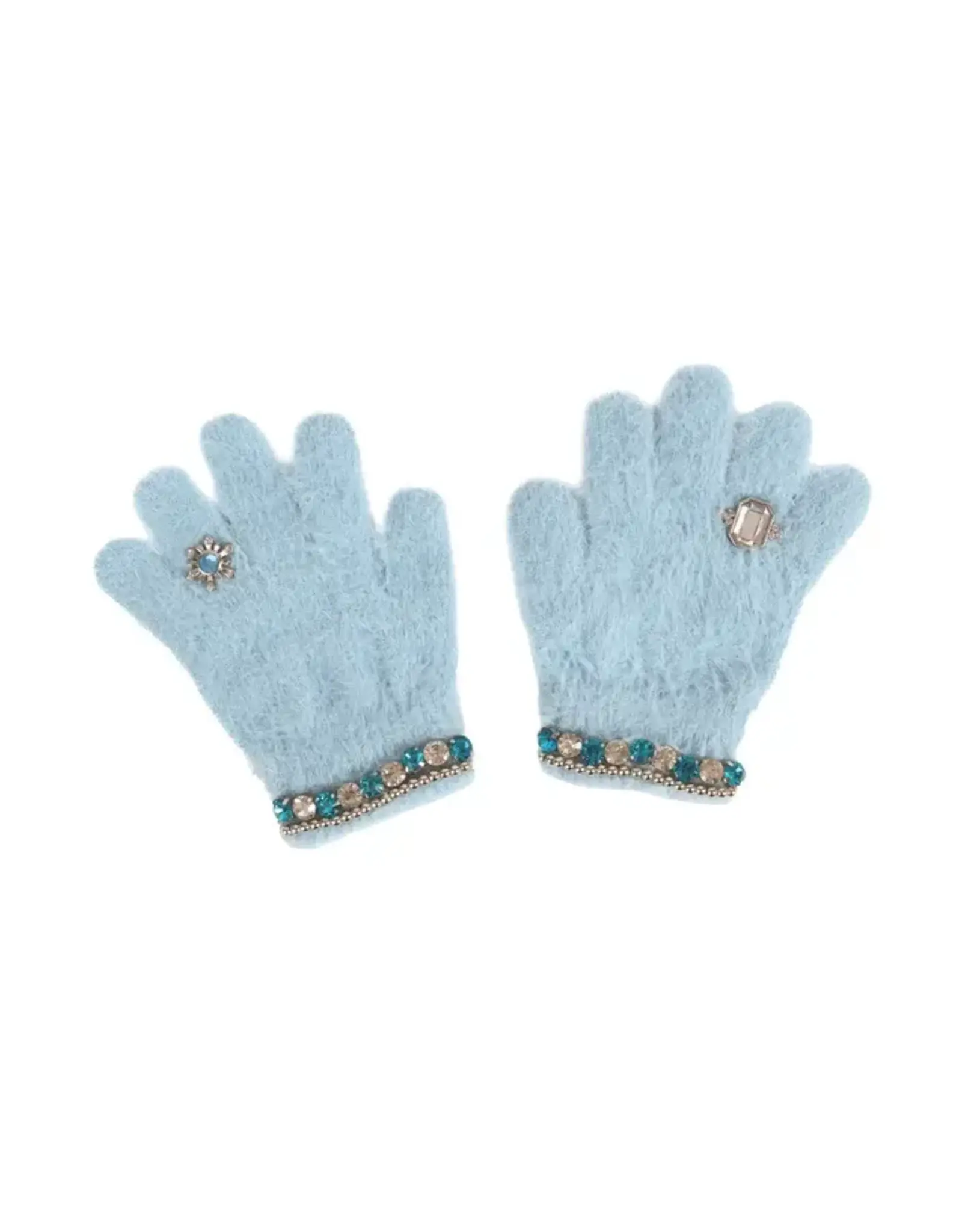 Great Pretenders Boujee Bijou Gloves - Blue