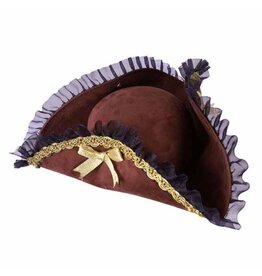 KBW Pirate Hat with Gold Trim
