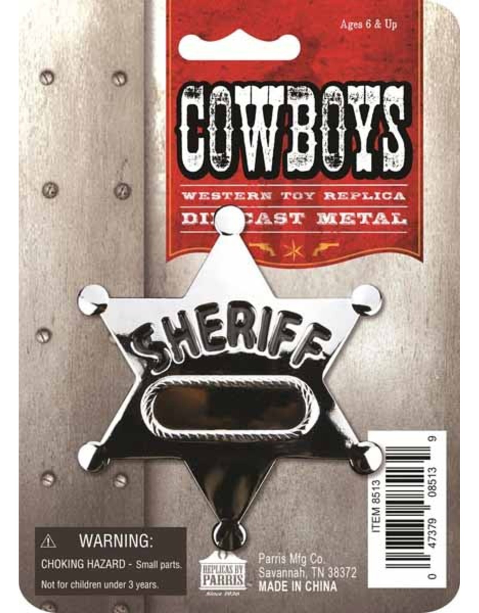 Paris Toy Guns Sheriff Badge