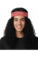 KBW 70's Rock Wig with Bandana