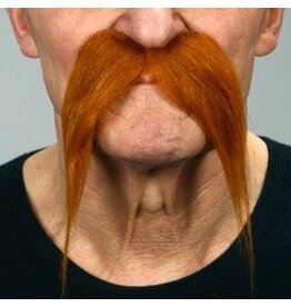 European Moustaches Moustache 17cm X 17cm - Strawberry Red