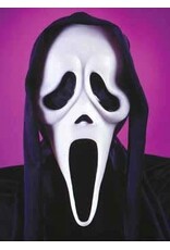 Fun World Scream Mask with Shroud