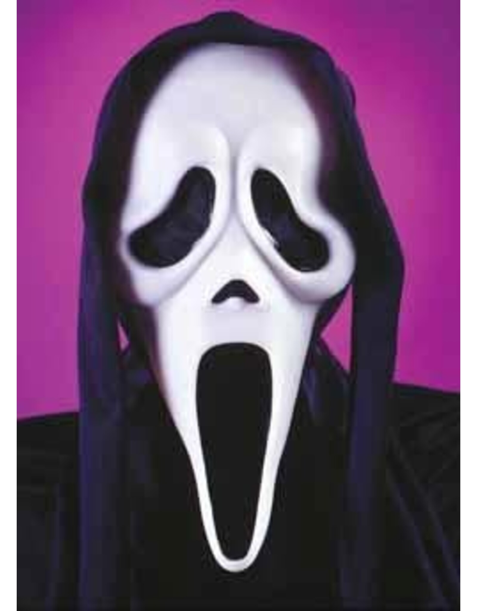 Fun World Scream Mask with Shroud