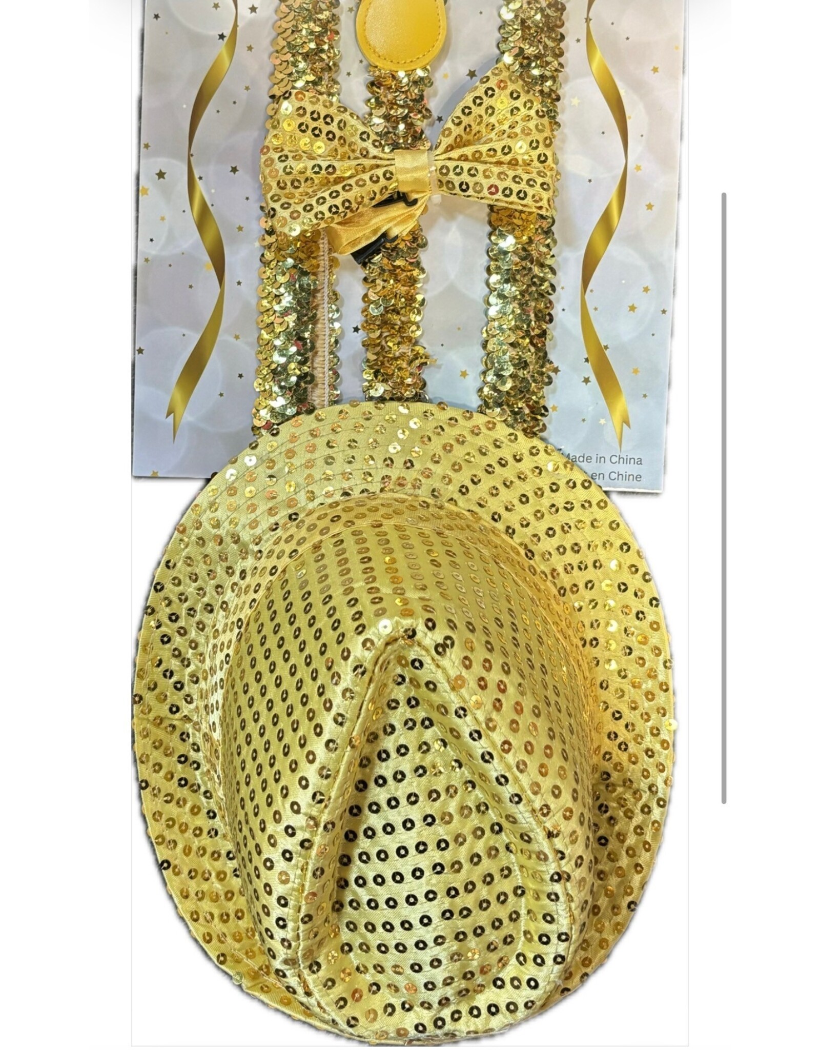 HM Smallwares 3 Piece Suspenders - Gold