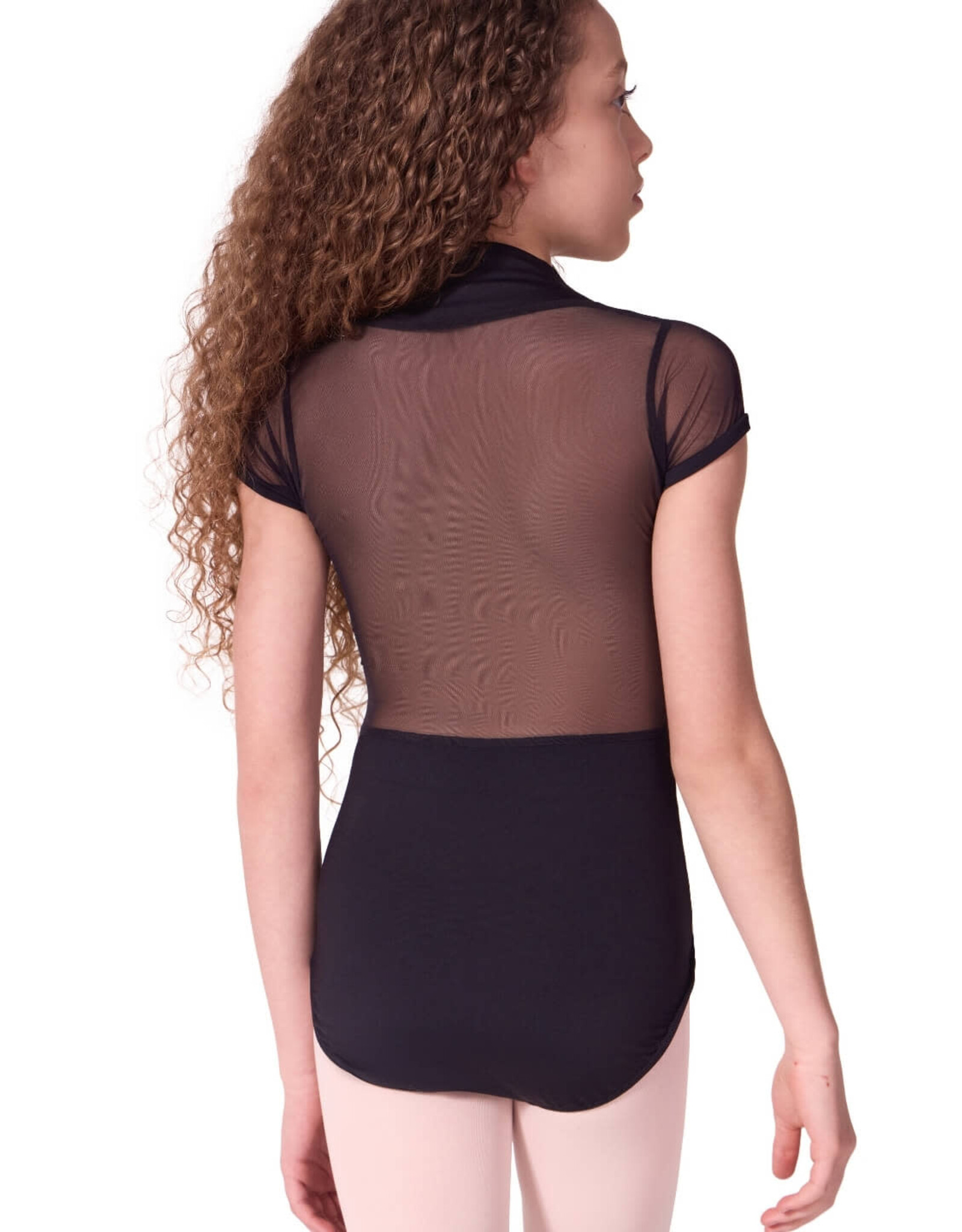 Capezio Children's Corset Short Sleeve Leotard  - Medium