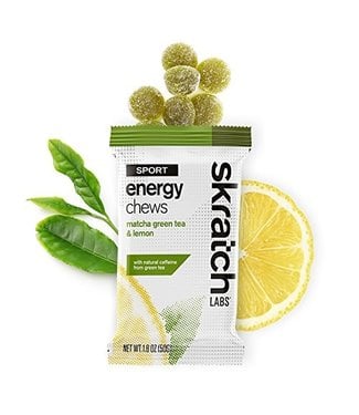 Skratch Labs Energy Chews - Matcha Green Tea & Lemon single