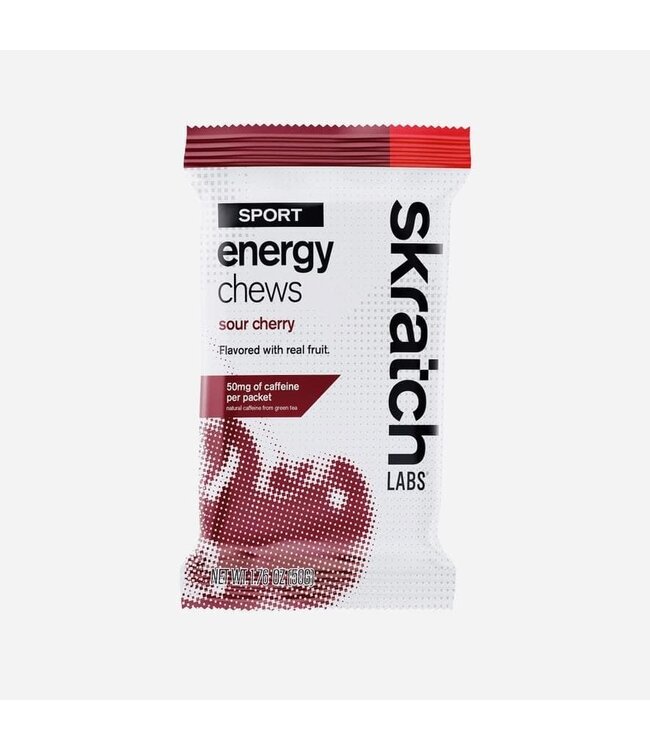 Skratch Labs Energy Chews Sour Cherry single