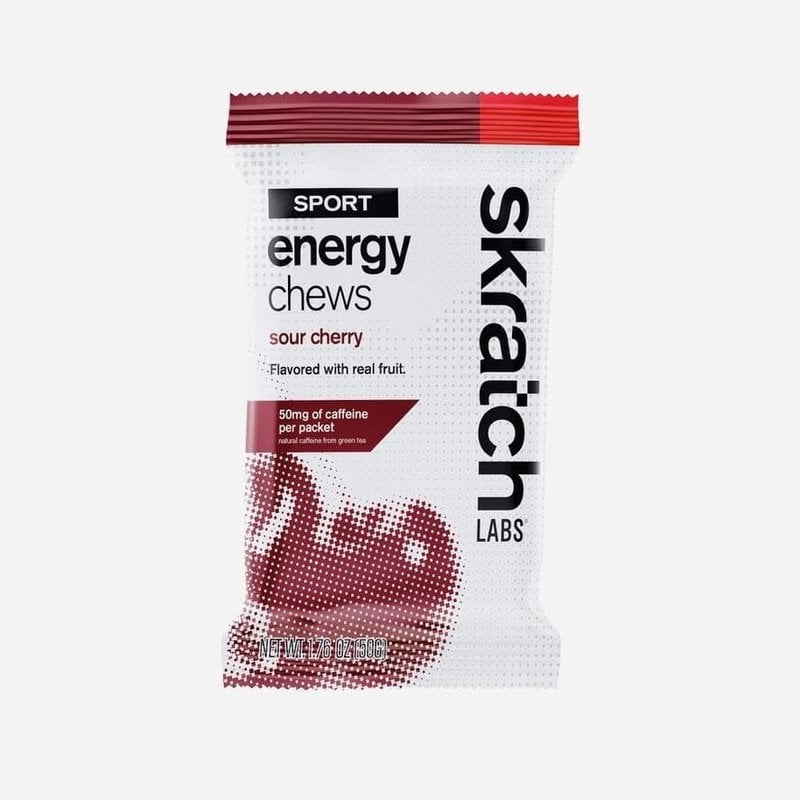Skratch Labs Energy Chews Sour Cherry single