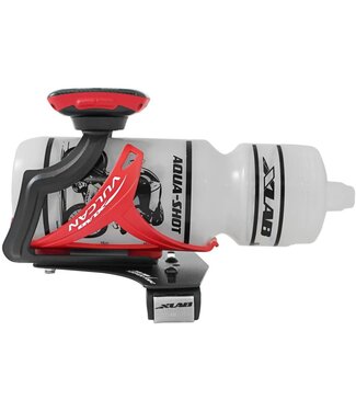 XLAB XLAB Torpedo Kompact 125 Water Bottle Cage: Red