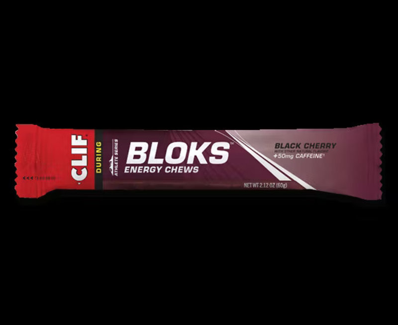 Clif Bloks - Black Cherry +50mg Caffeine