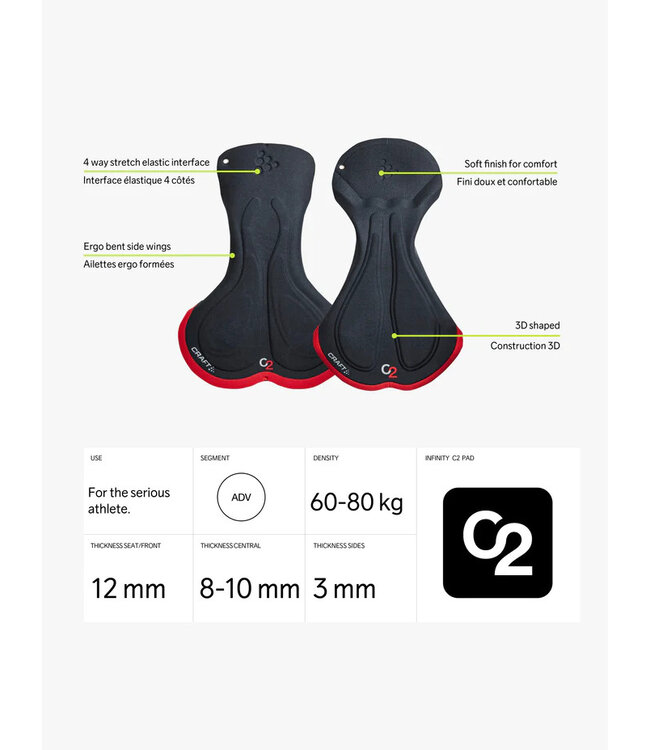 Craft ADV Endur Solid Short Womans