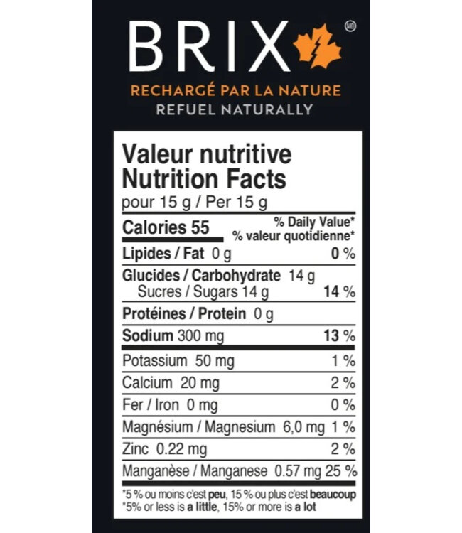 Brix Maple Energy Drink