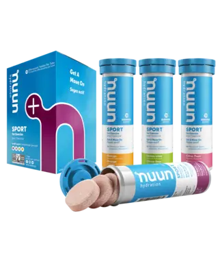 Nuun Nuun Sport Hydration 4 pack - Tri Berry, Citrus Fruit, Lemon Lime, Orange