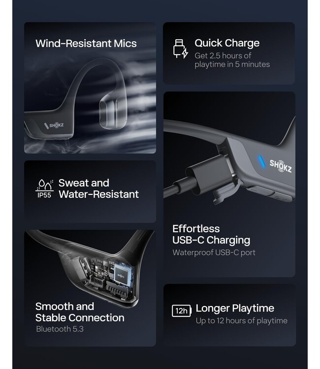 Shokz OpenRun Pro2 BLACK