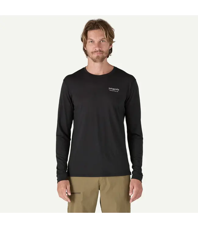 Patagonia M's L/S Cap Cool Merino Blend Graphic Shirt