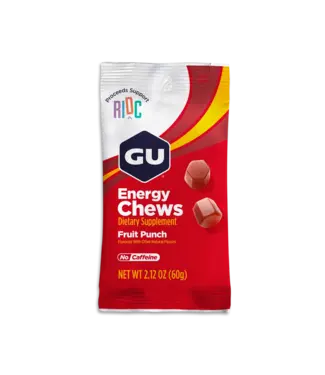 GU Energy Chews Fruit Punch single