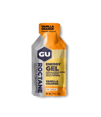 GU GU Energy Gels Roctane Vanilla Orange single
