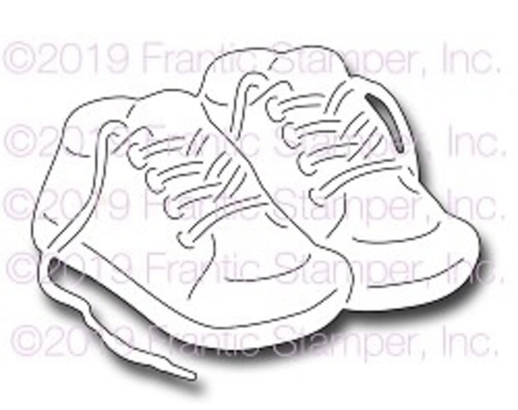 Frantic Stamper Inc Baby Shoes - Die