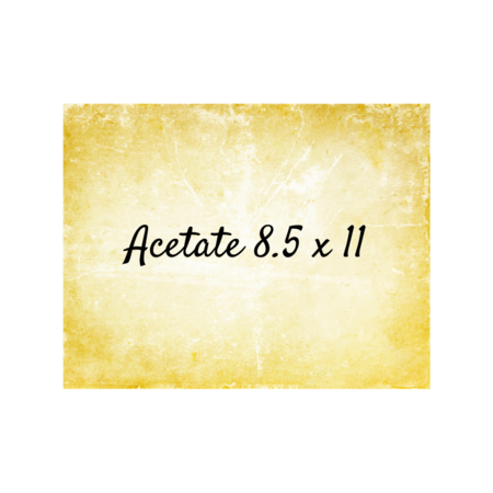 Acetate 8.5x11