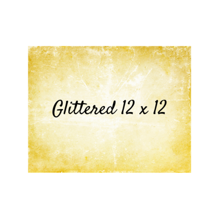 Glittered 12x12