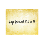 Tag Board 8.5 x 11
