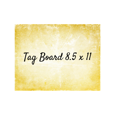 Tag Board 8.5 x 11