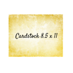 Cardstock 8.5x11