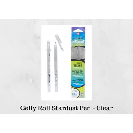 Gellyroll Stardust Pen - Clear