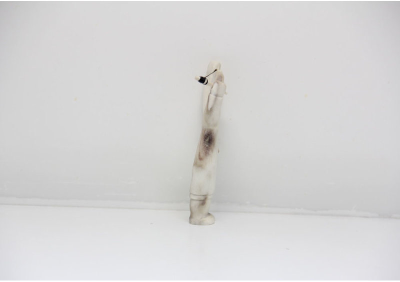 23916 Caribou antler fisherman by Ross Kayotak