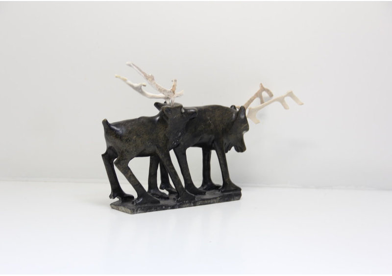 22930 Two caribou by Pavinak Petaulassie