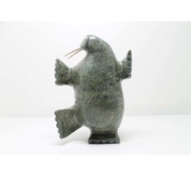 85 Dancing walrus by Pitseolak Kilabuk