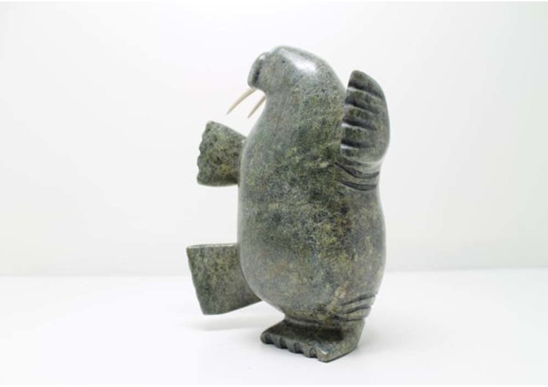 85 Dancing walrus by Pitseolak Kilabuk