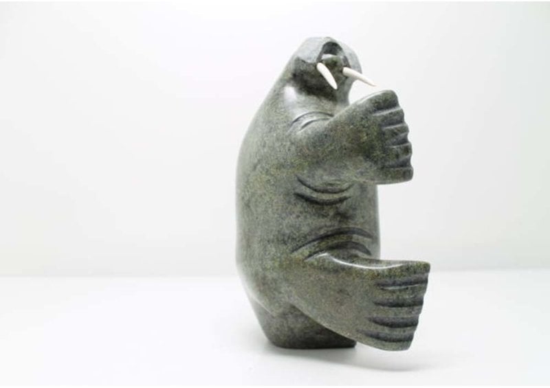 85 Dancing walrus by Pitseolak Kilabuk