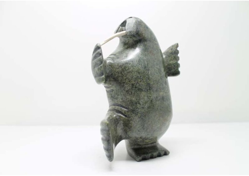 85 Dancing walrus by Pitseolak Kilabuk
