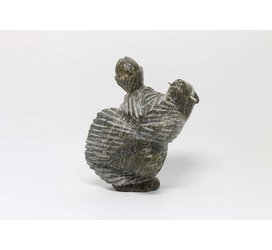 4397 Dancing musk ox by Pitseolak Qimirpik